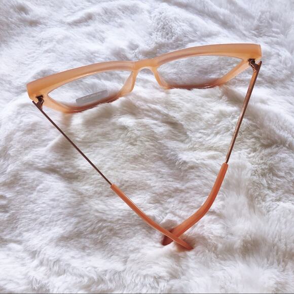 Chels Clear Pink Computer Blue Light Glasses - Picture 10 of 11